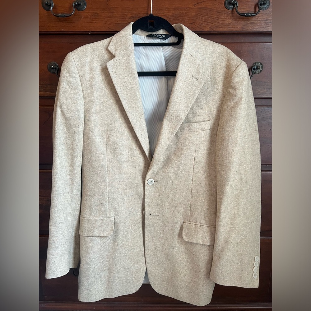 Jos A Bank Tailored Fit Tan Sport Coat